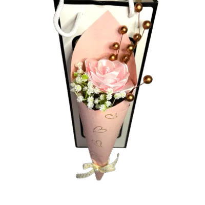 Single Rose With Bag
