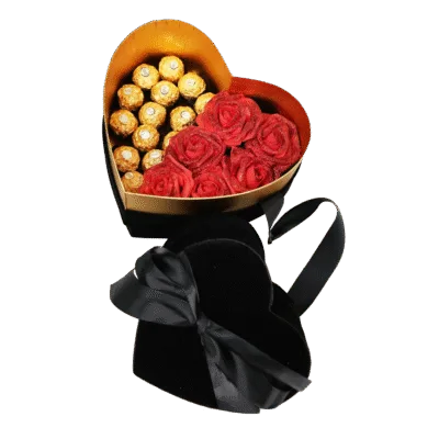 Luxury Heart Shape Box - Red