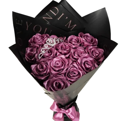 Eternal Roses Heart Shape Bouquet